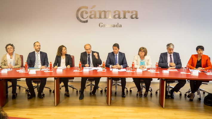 Un desayuno sobre las oportunidades de negocio en Francia reúne en Granada a 50 empresarios  con representantes de instituciones galas y españolas relacionadas con el comercio exterior